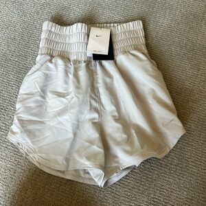 Nike gray high waisted shorts